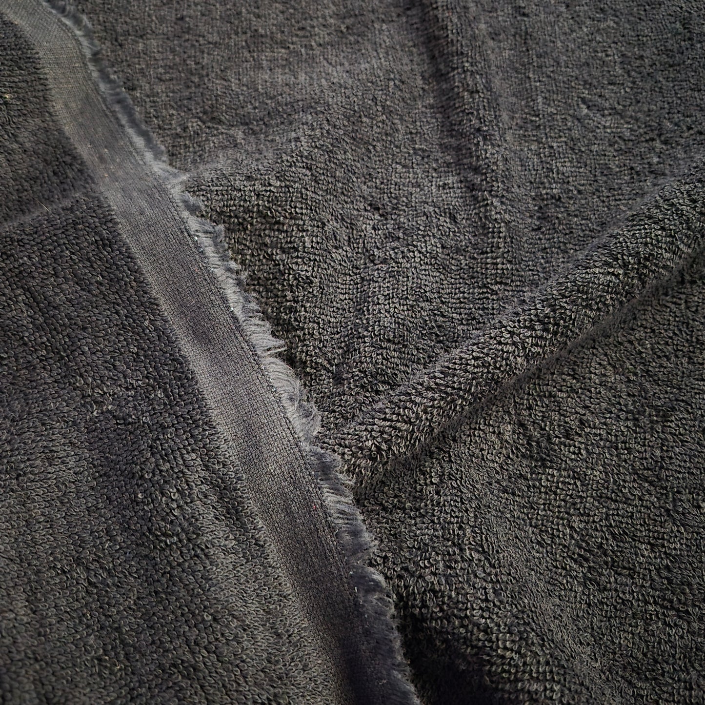 Double Sides Towel Fabric NAVY Colour 59"Wide