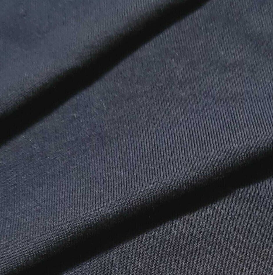 Viscose Knit Jersey Fabric Green And Navy Colours 55" Wide Sold By Metre