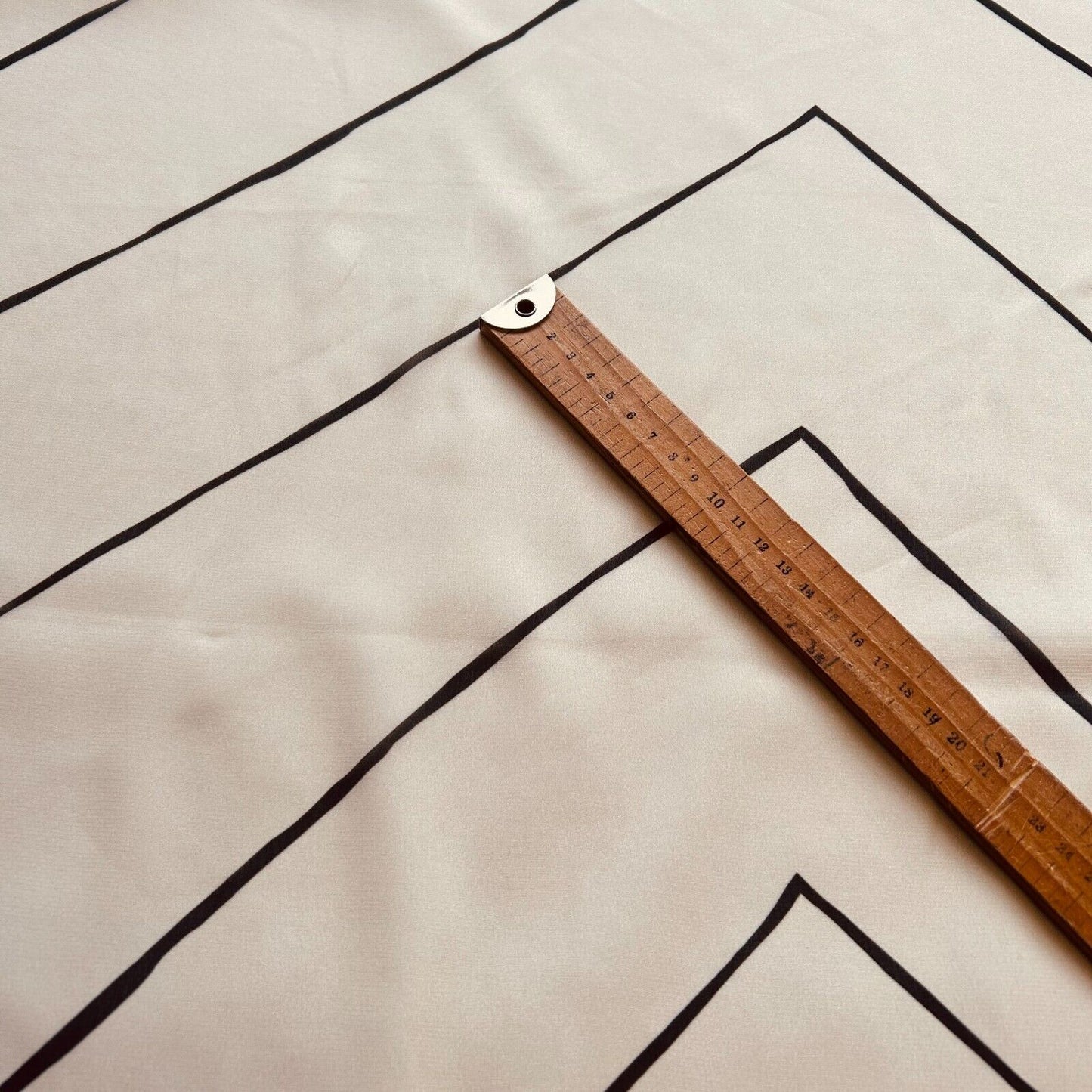 Viscose Chiffon Fabric Navy And Beige Colours 55" Wide Sold By Metre