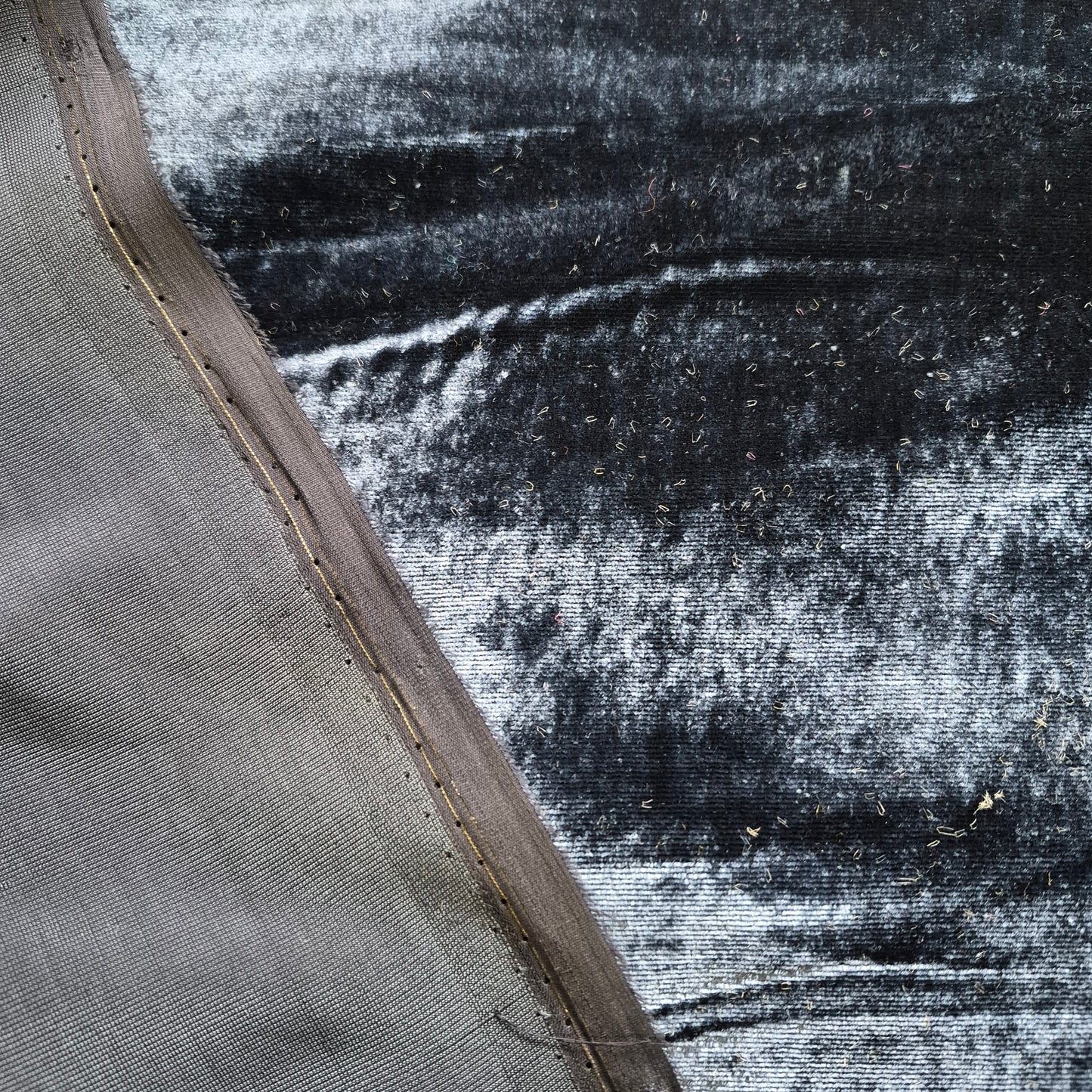 Silk Viscose Crushed Velvet Fabric 51" Wide Sold By Metre