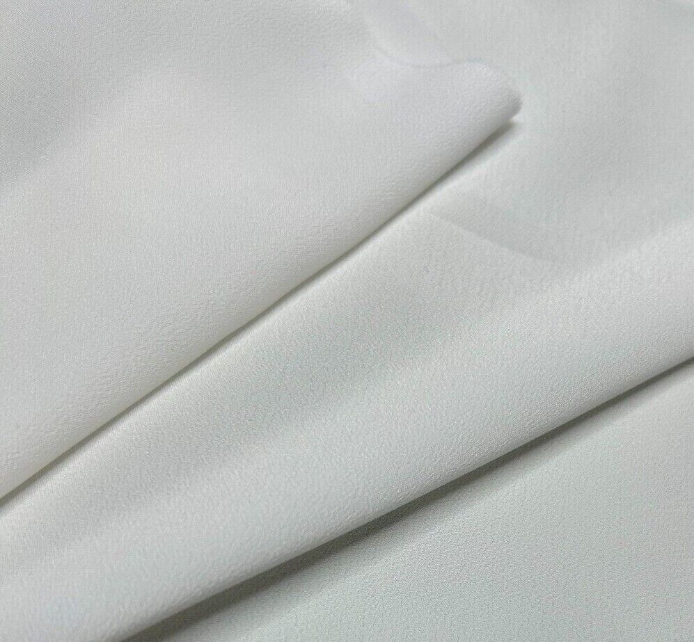 Silk And Acetate Blend Crepe Fabric 55" Wide Sold By Metre