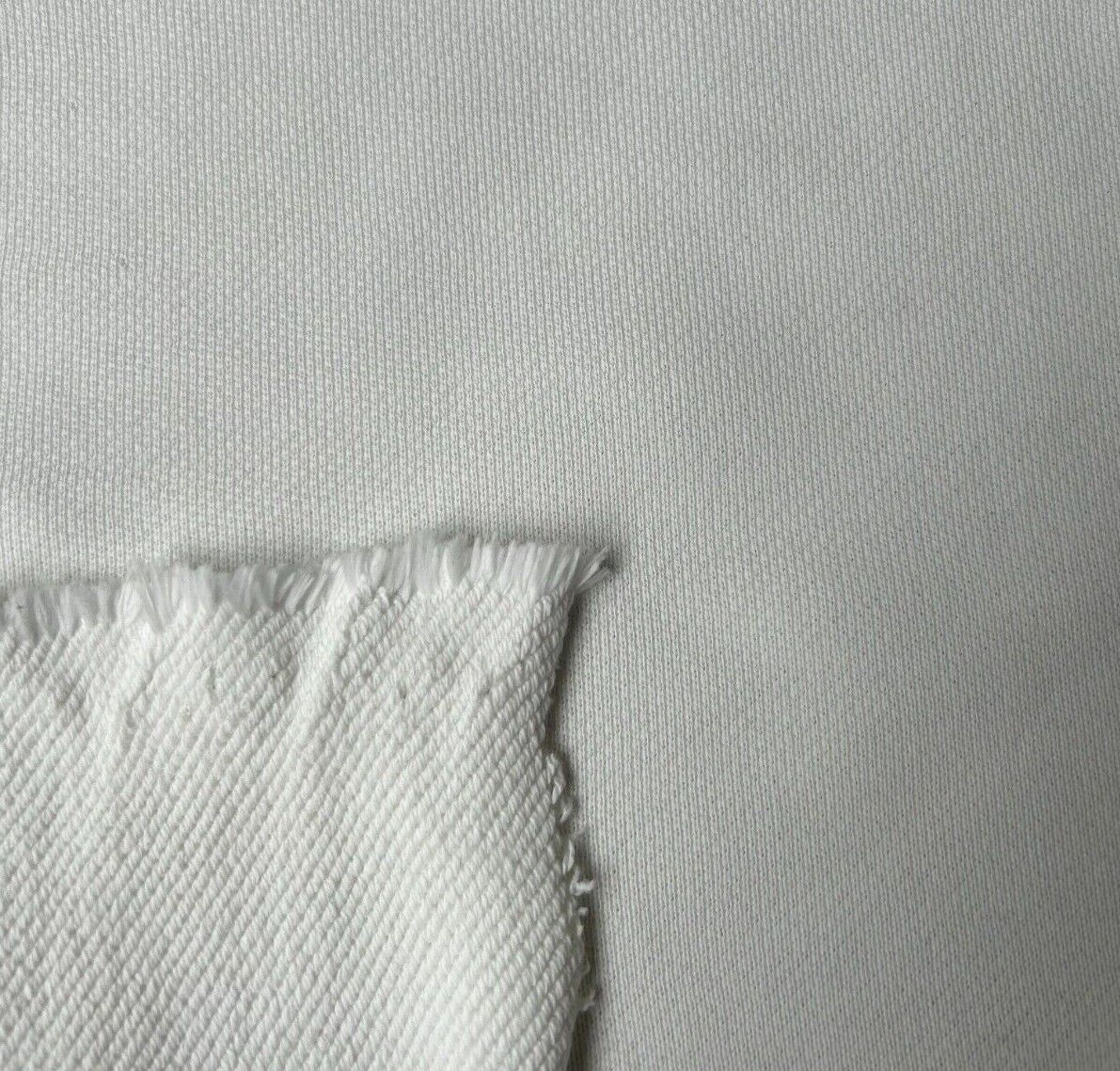 Heavy Loopback Sweatshirt Fabric 100% Cotton 490 GSM And Matching Rib