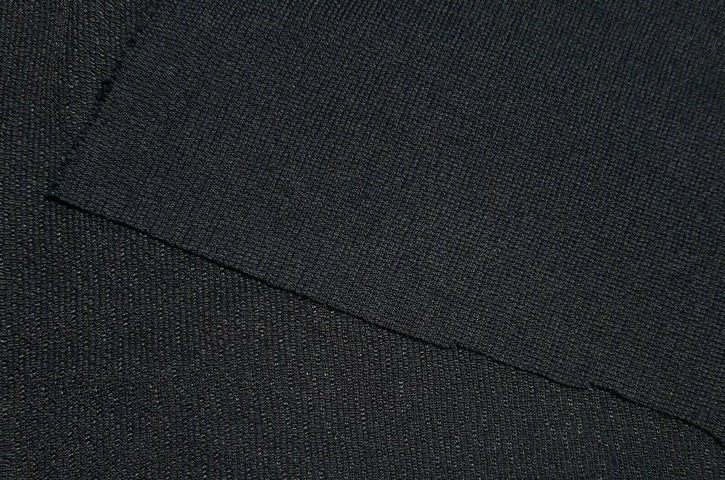 NAVY STRETCH THIN KNIT JERSEY FABRIC