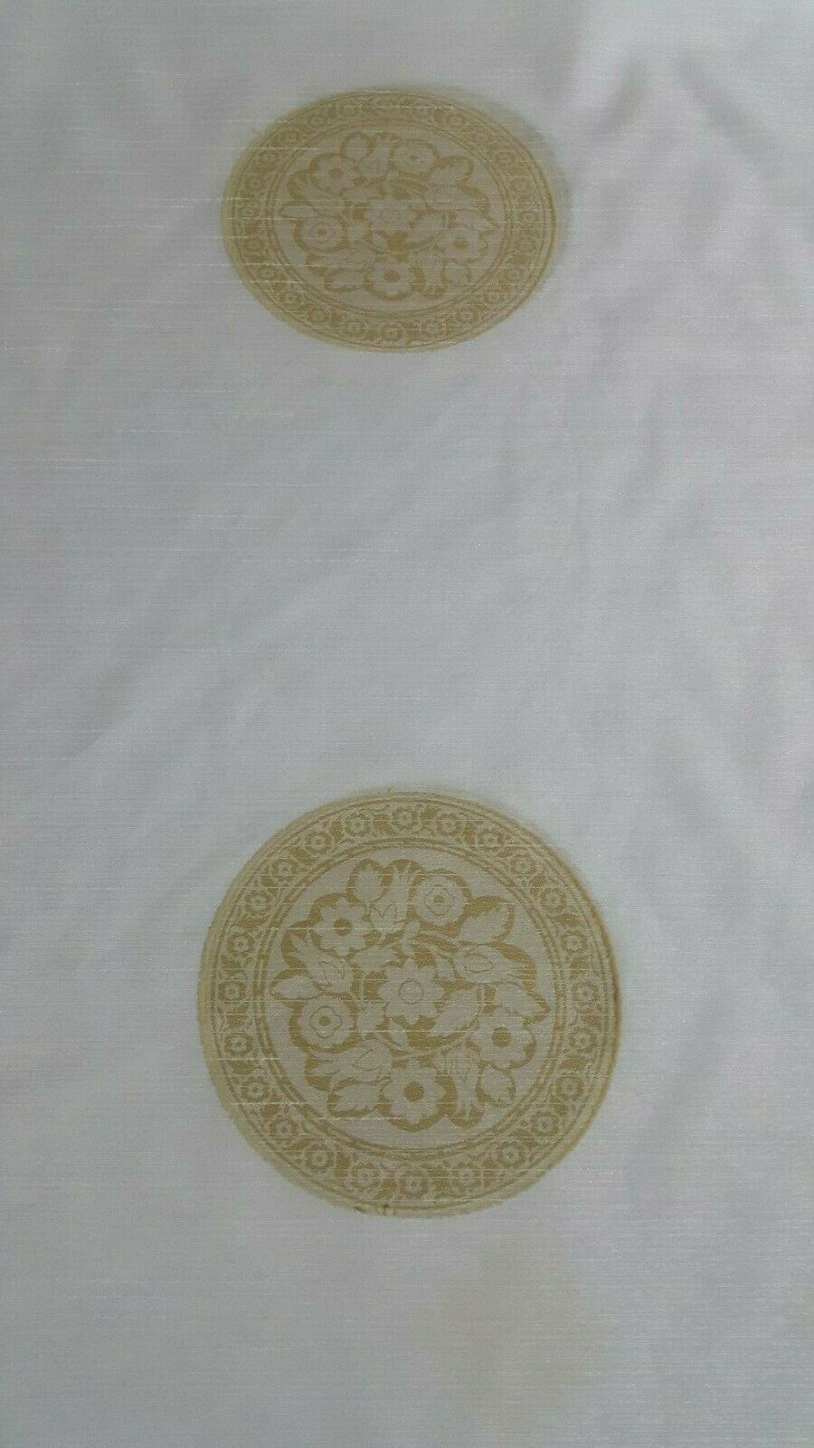 STRIPED AND FIGURAL CURTAIN FABRIC 290 CM WIDE - SOLD BY THE METRE