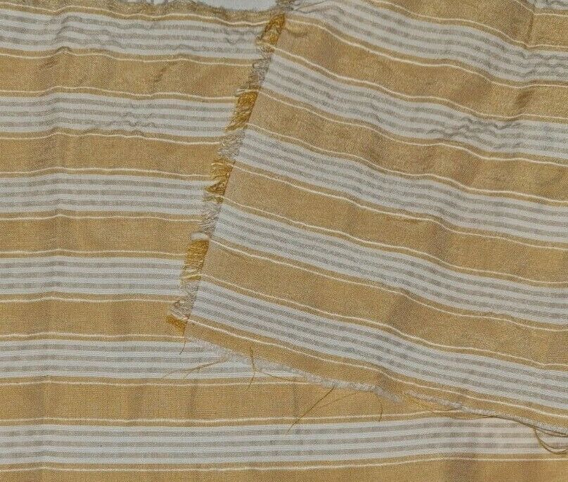 STRIPED POLYCOTTON FABRIC-SOLD BY THE METRE