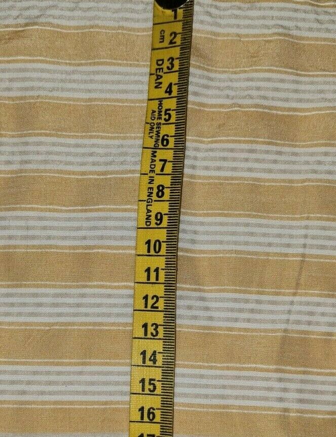 STRIPED POLYCOTTON FABRIC-SOLD BY THE METRE