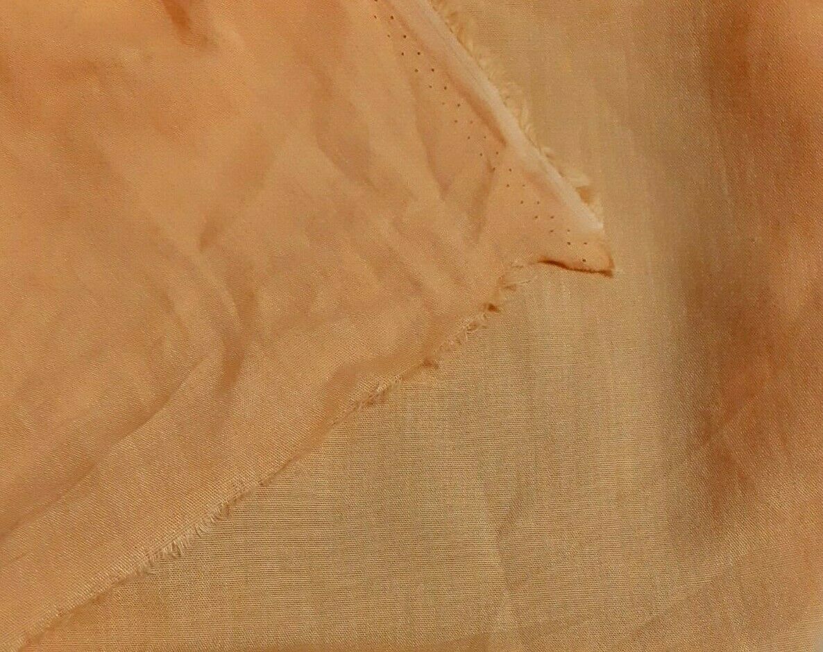 MELON COLOUR THIN VISCOSE FABRIC - SOLD BY THE METRE