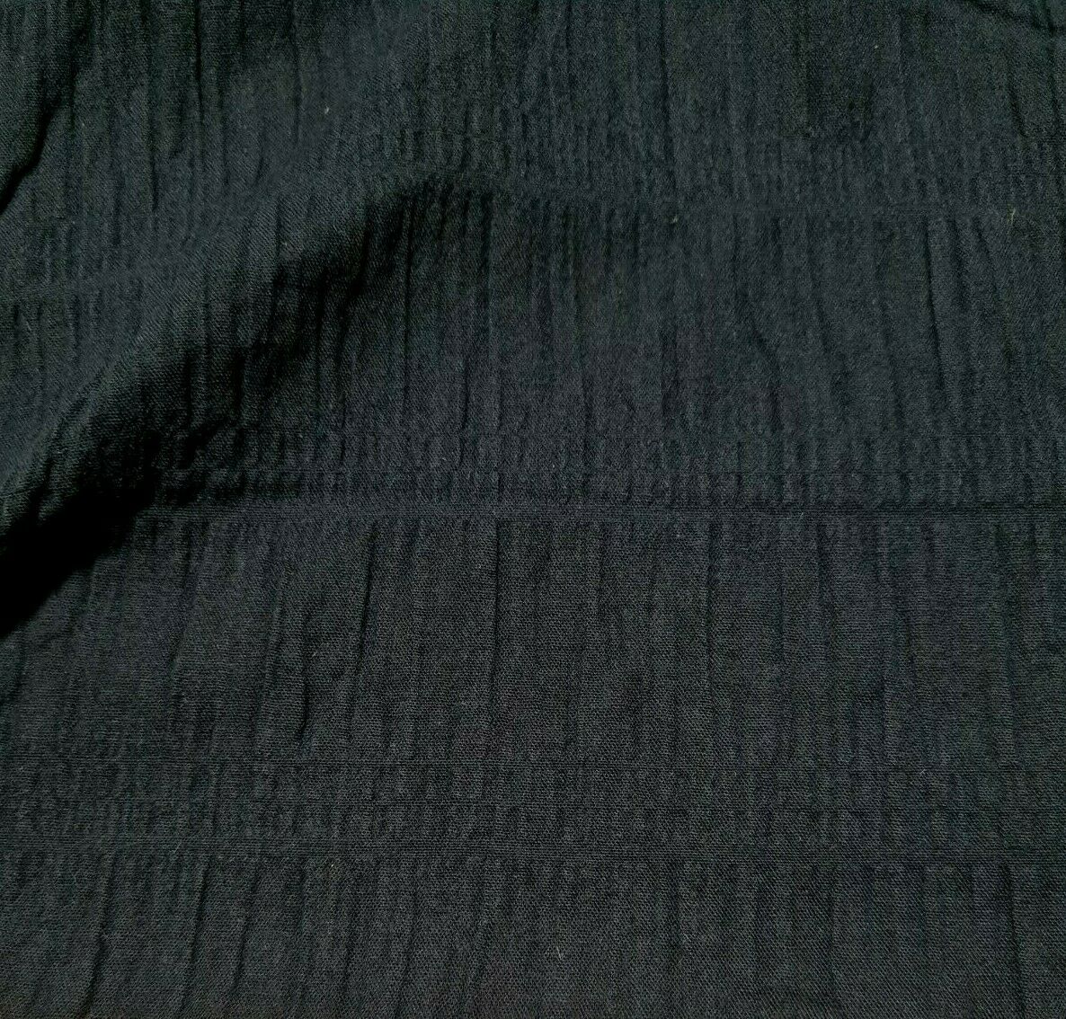 STRETCH COTTON FABRIC STRIPED WAVY CRINKLED - SOLD BY THE METRE B3/214