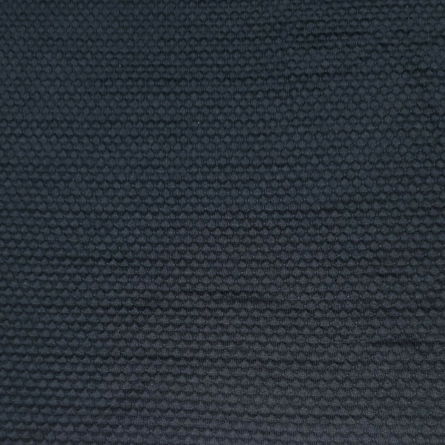 Viscose Jersey Fabric Honeycomb Figured Stretch Navy 59" Wide By The Metre A1-191