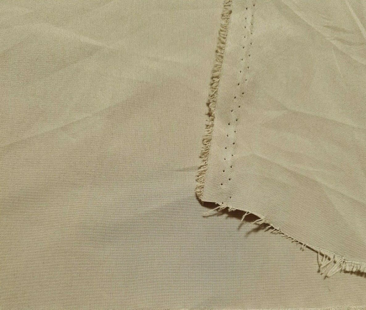 BEIGE COLOUR POLYESTER FABRIC - SOLD BY THE METRE