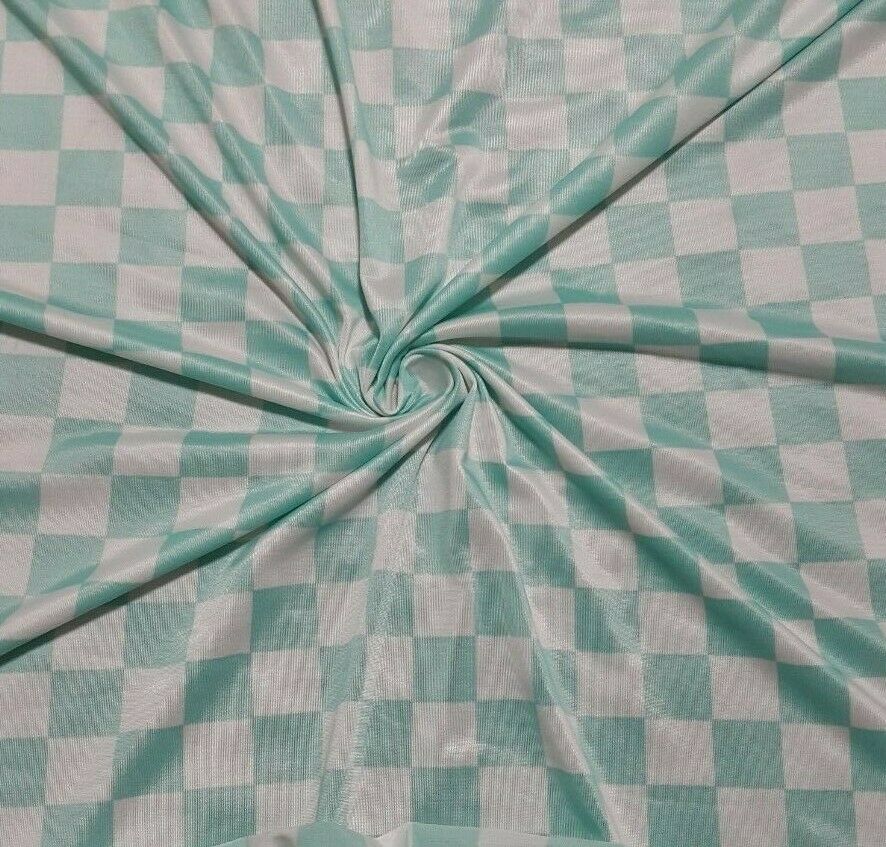 JERSEY LYCRA FABRIC SPOTTED PRINTED STRETCH-SOLD BY THE METRE