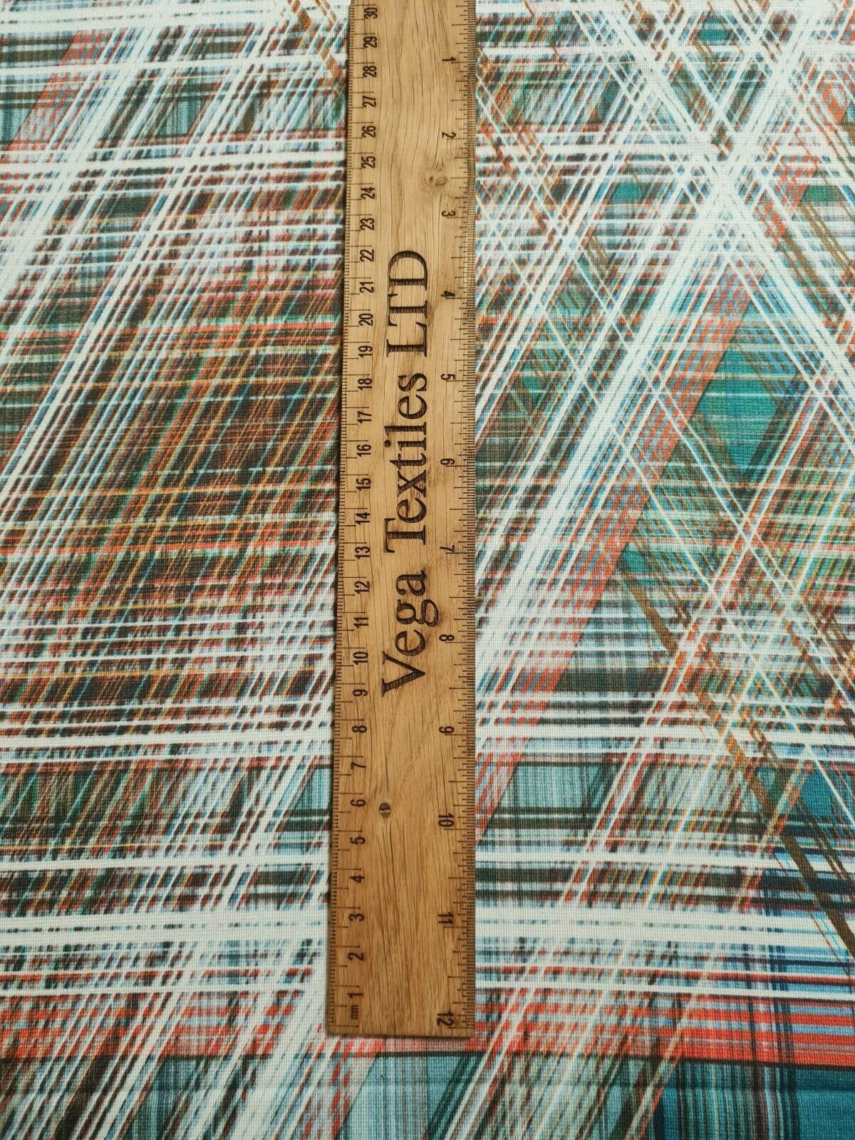 Ponte Jersey Fabric Border Print 4 Way Stretch 55" Sold By Pattern(98 cm) A1-222