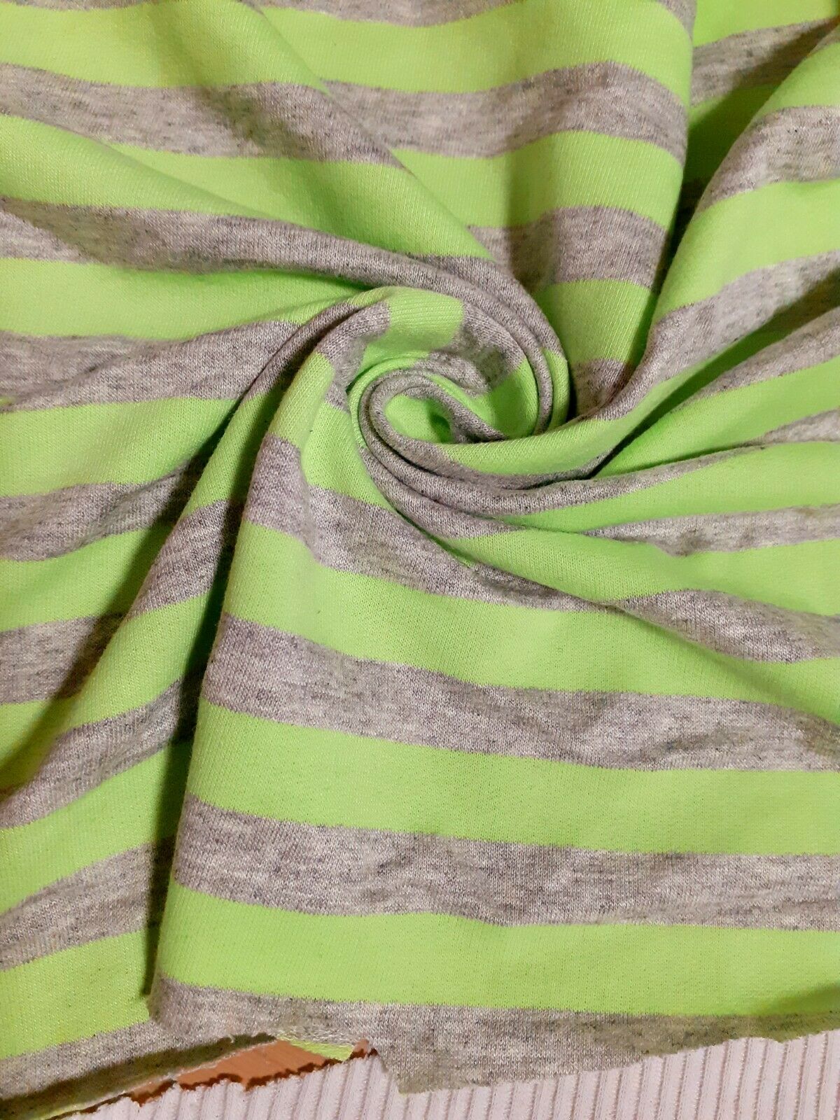 STRIPED STRETCH T-SHIRT JERSEY FABRIC - SOLD BY THE METRE A1-140