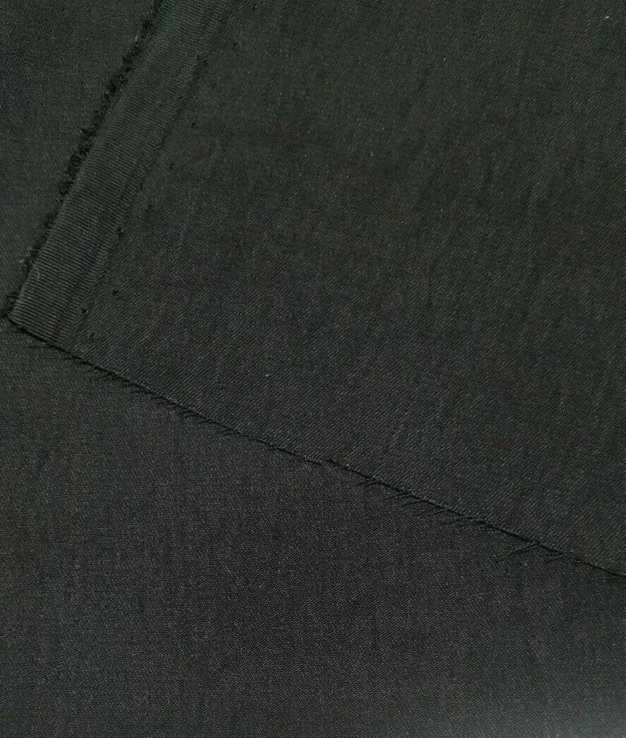 BLACK POLYESTER DRESSMAKING FABRIC - SOLD BY THE METRE