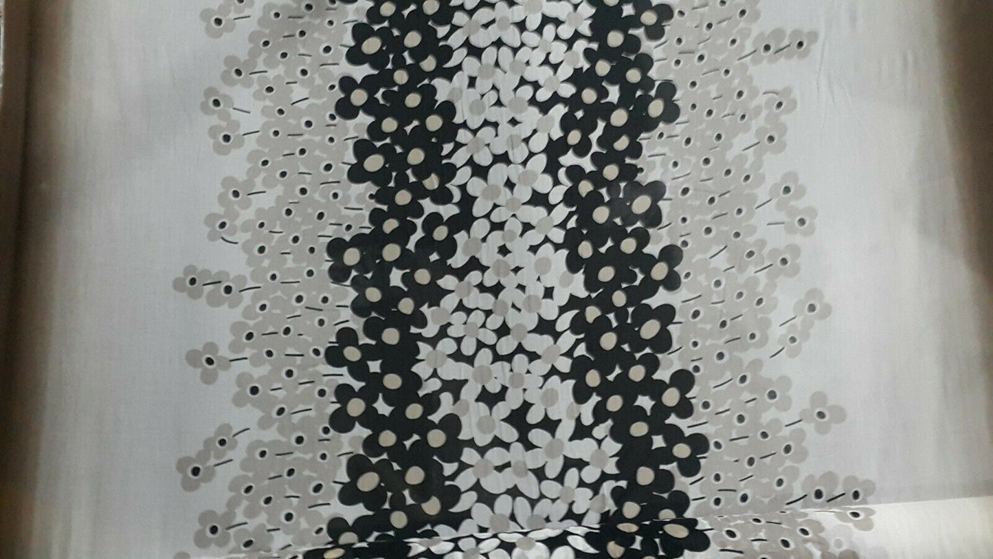 FLORAL BORDER PRINTED THIN COTTON (VOILE) FABRIC-SOLD BY THE METER
