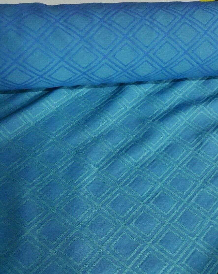 PLAID FIGURED STRETCH SHIRT FABRIC 6 COLOUR -SOLD BY THE METRE