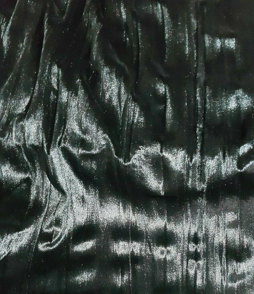 PLUSH VELVET FABRIC NAVY COLOUR STRETCH CRINKLED EFFECT-SOLD BY THE METRE