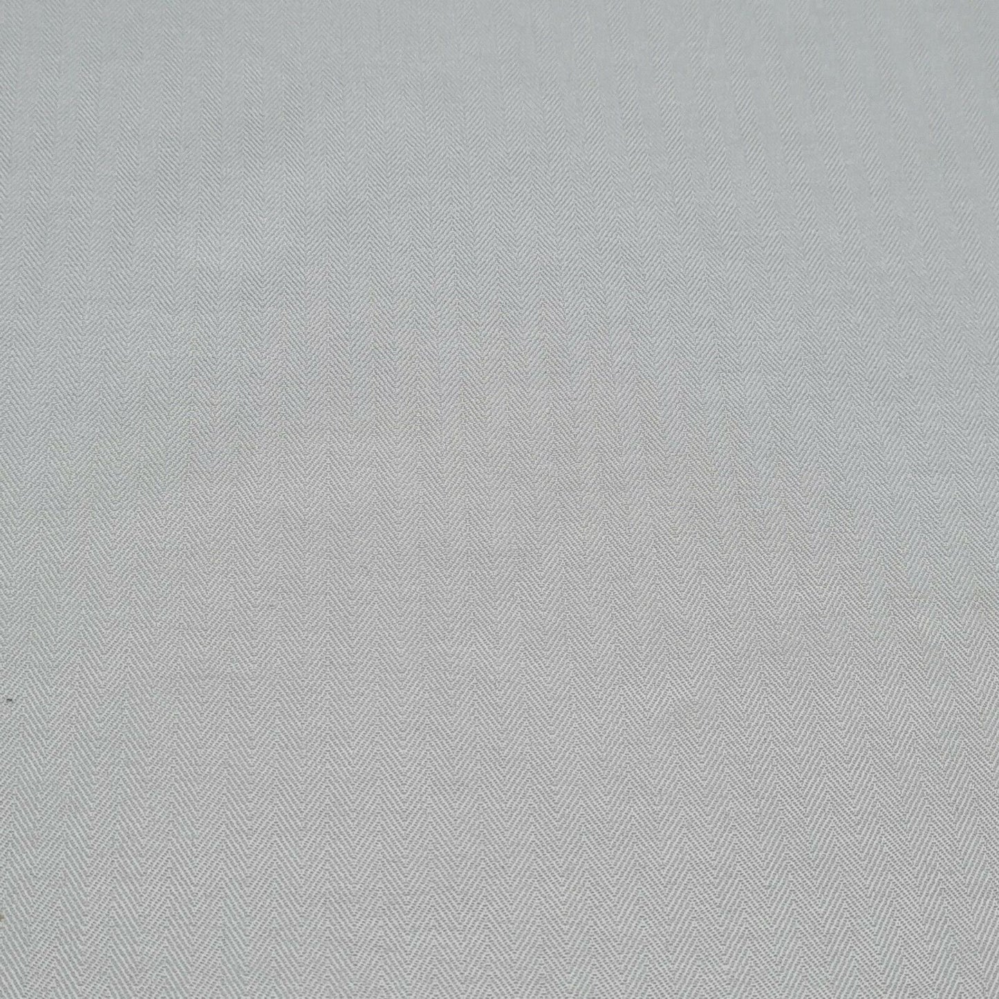 Herringbone Polycotton Fabric Ecru Colour 55" Wide Sold By The Metre
