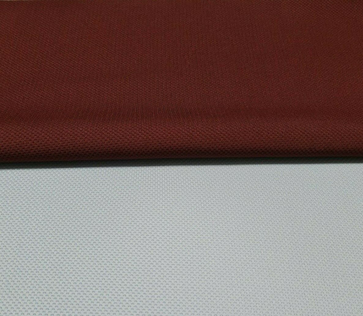 SCUBA JERSEY FABRIC SMALL FIGURED LIGHT BLUE AND WINE - SOLD BY THE METRE