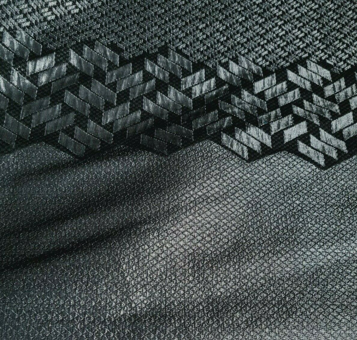 SHINY BORDER JACQUARD FABRIC - SOLD BY THE PATTERN (75 CM)