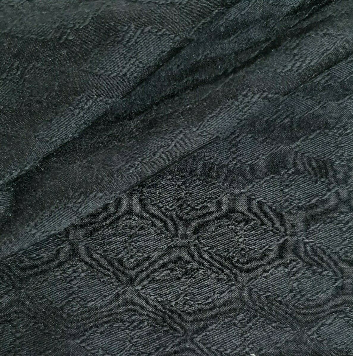 BLACK NAVY BEIGE COLOURS FIGURED STRETCH SHIRT FABRIC - SOLD BY THE METRE
