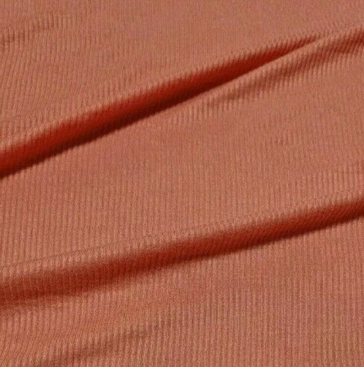 Stretch Viscose Rib Jersey Fabric 51" Wide 3 Colours
