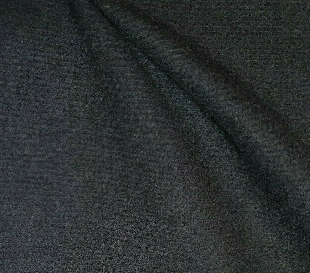Brushed Knit Fabric Ribbed Recycled Polycotton Non-Stretch 70"