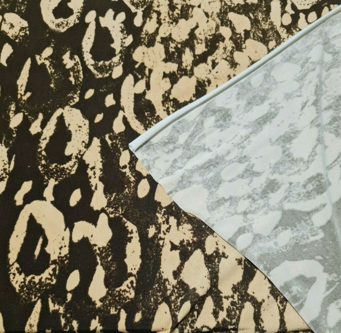 JERSEY LYCRA FABRIC ANIMAL PRINTED STRETCH - SOLD BY THE METRE