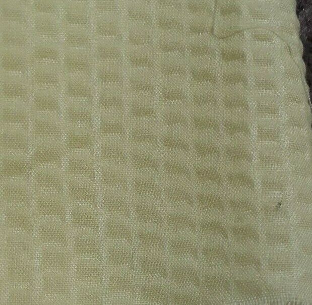 LIGHT YELLOW BUBBLE EFFECT POLYCOTTON FABRIC-SOLD BY THE METRE