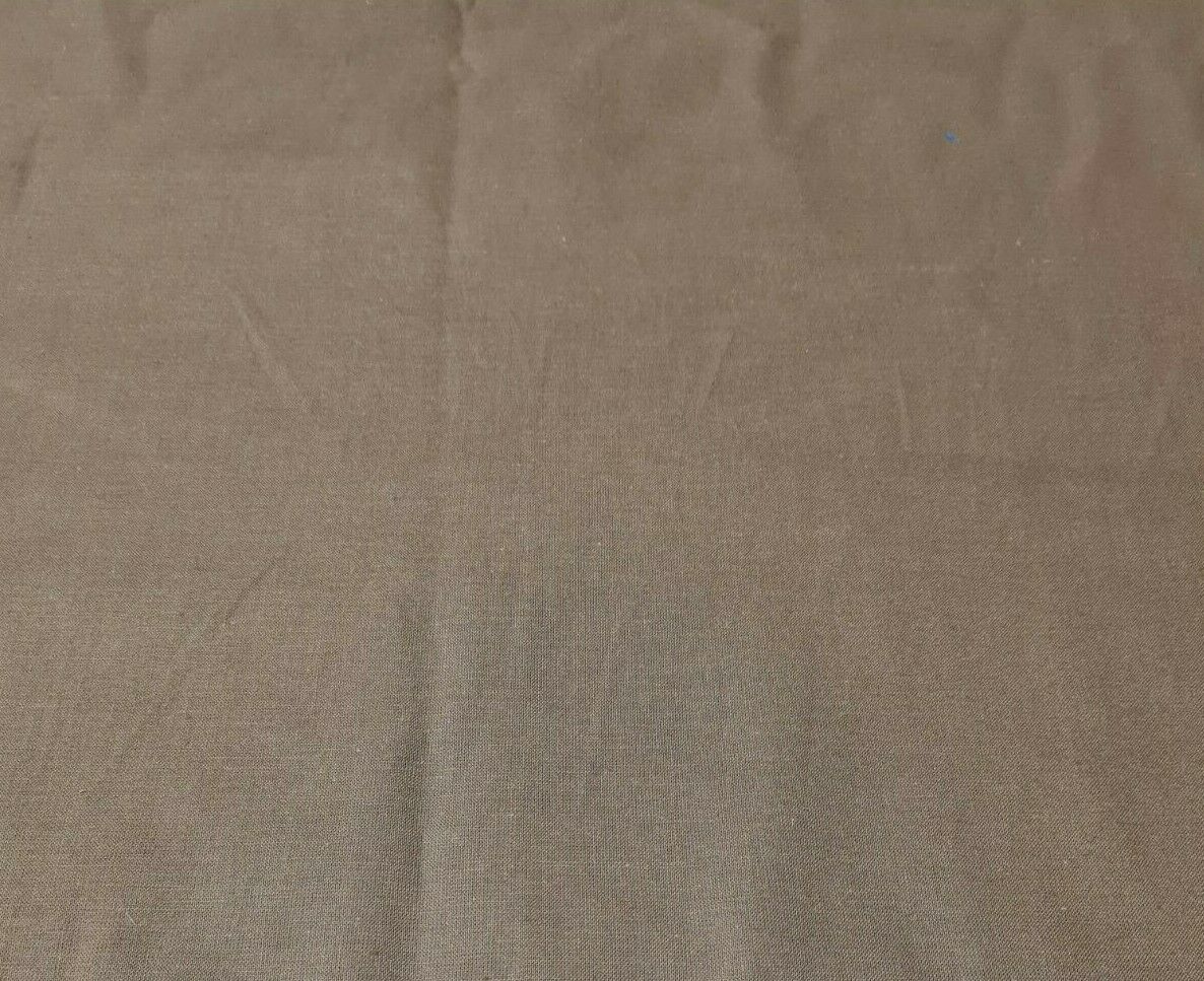 COTTON FABRIC BROWN COLOUR - SOLD BY THE METRE
