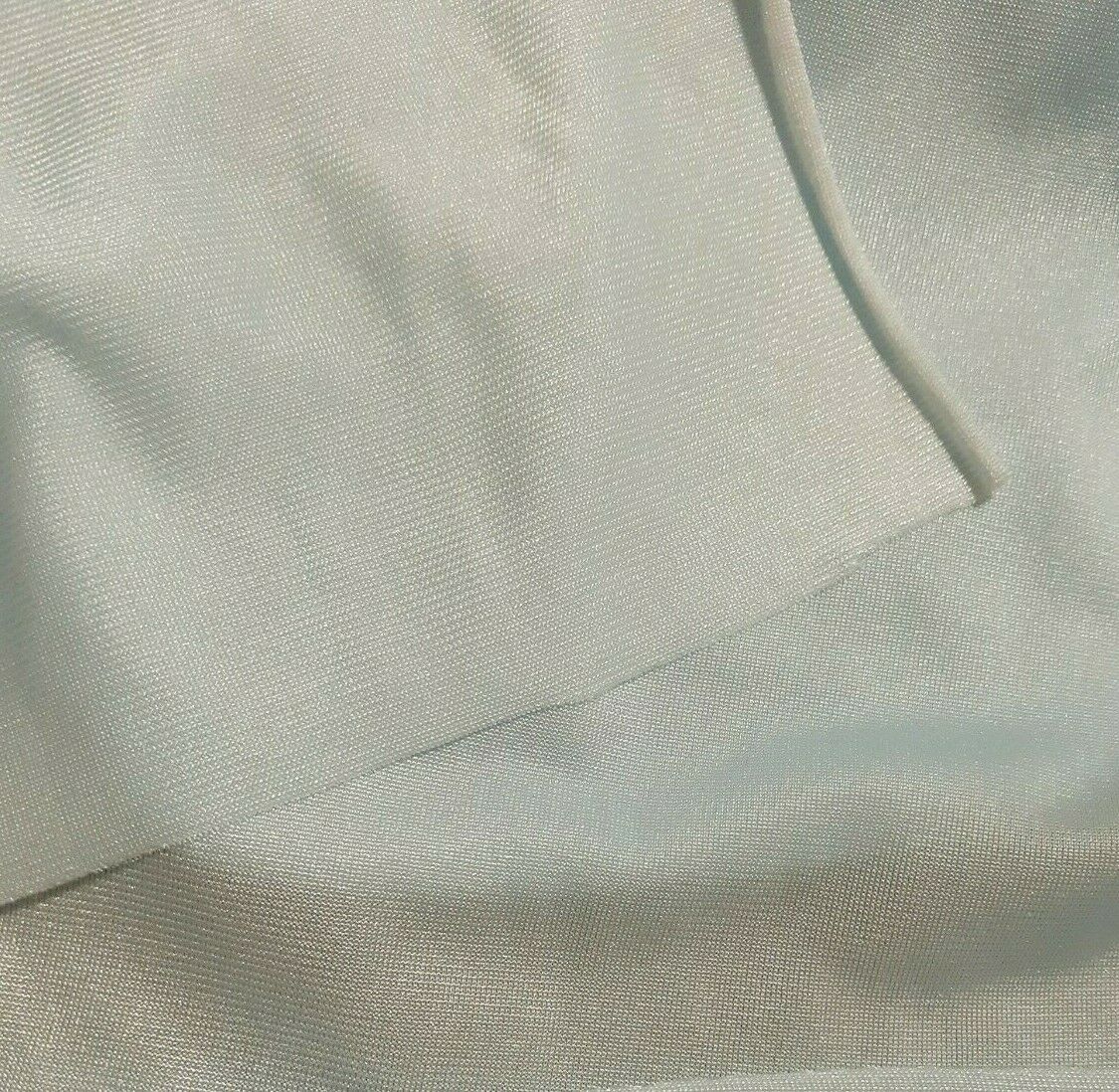 ICE BLUE SHINY THIN JERSEY FABRIC - SOLD BY THE METRE