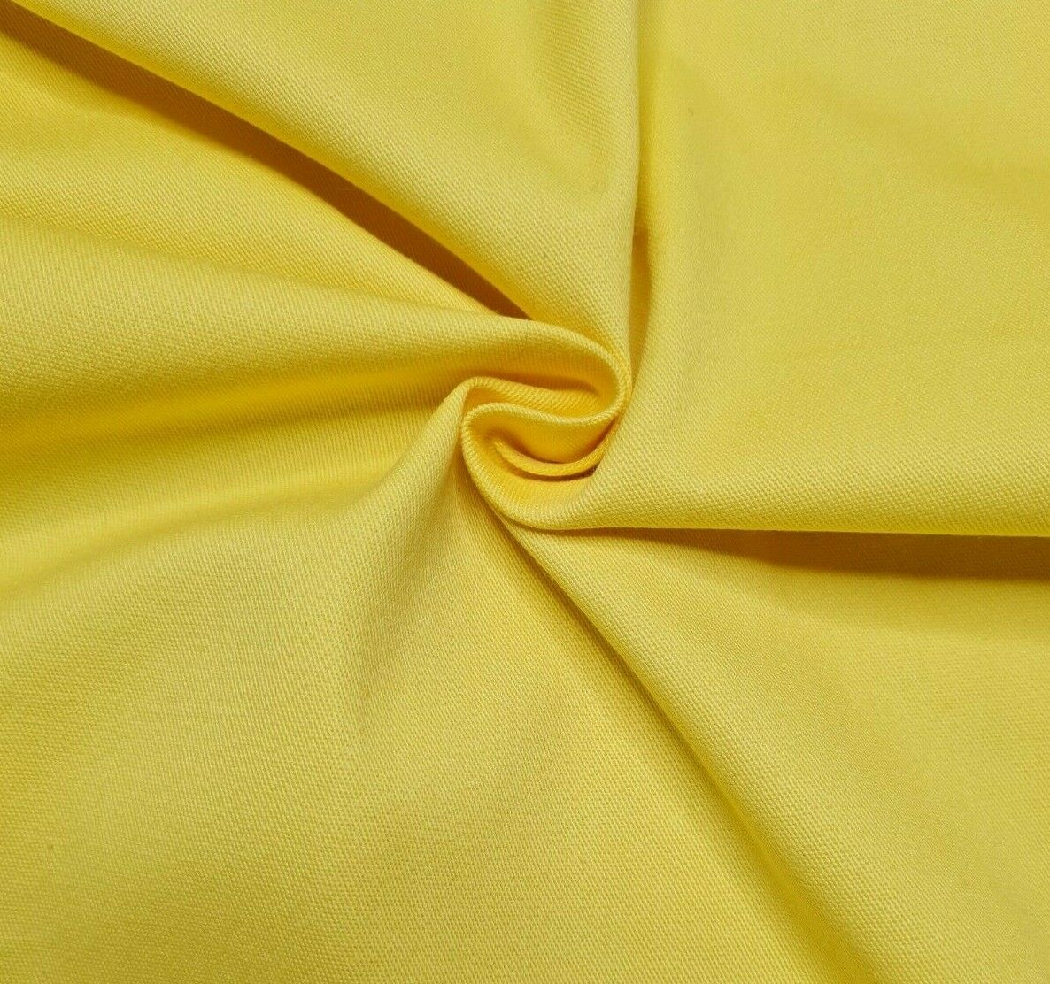 Cotton Gabardine Fabric Yellow and Light Blue 2 Way Stretch 47"
