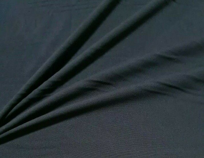 Stretch Viscose Fabric Red Black Navy Off-White Colours 39" Wide Non See-Through