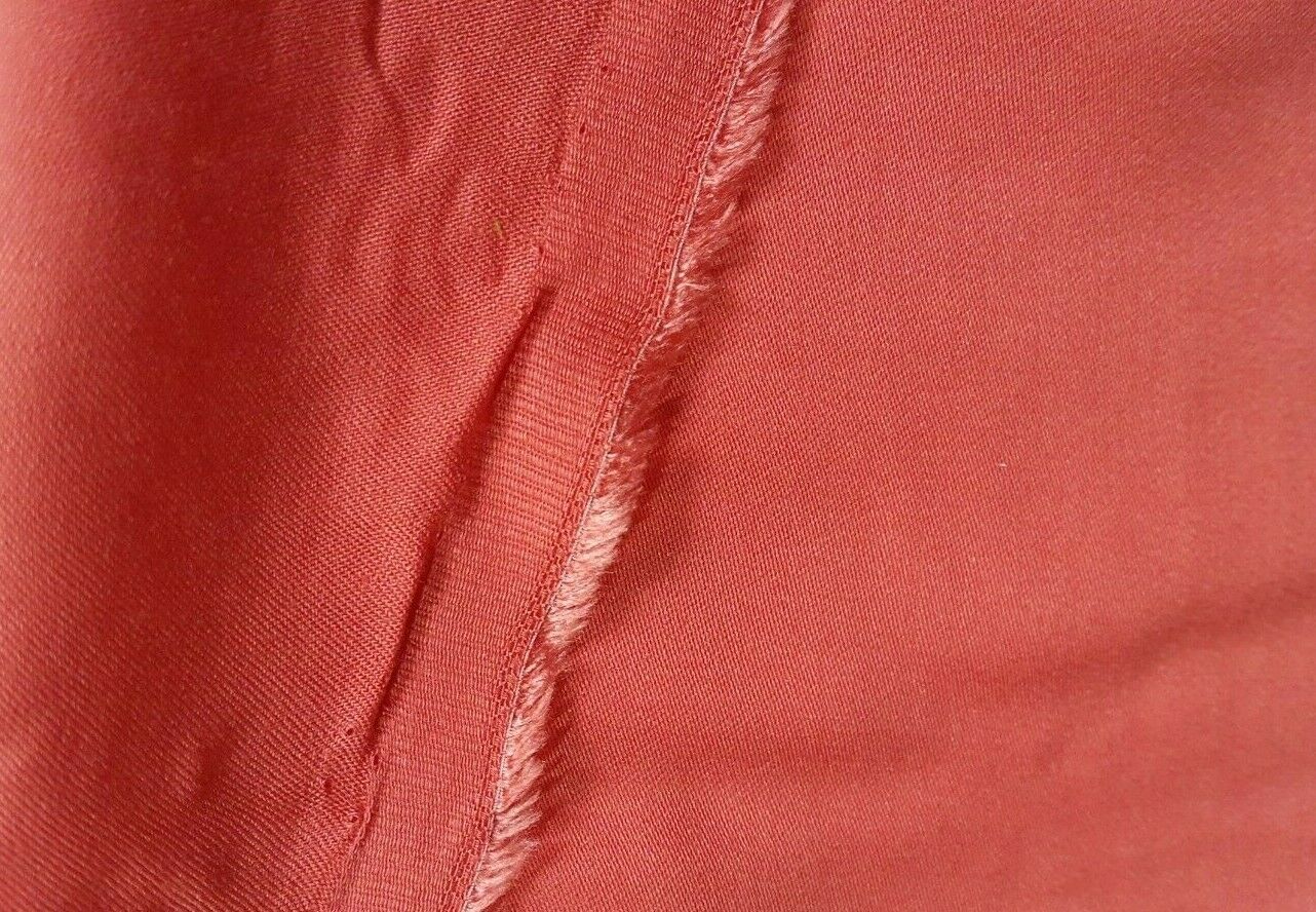 CORAL SATEEN TEXTURED 100% VISCOSE FABRIC - SOLD BY THE METER