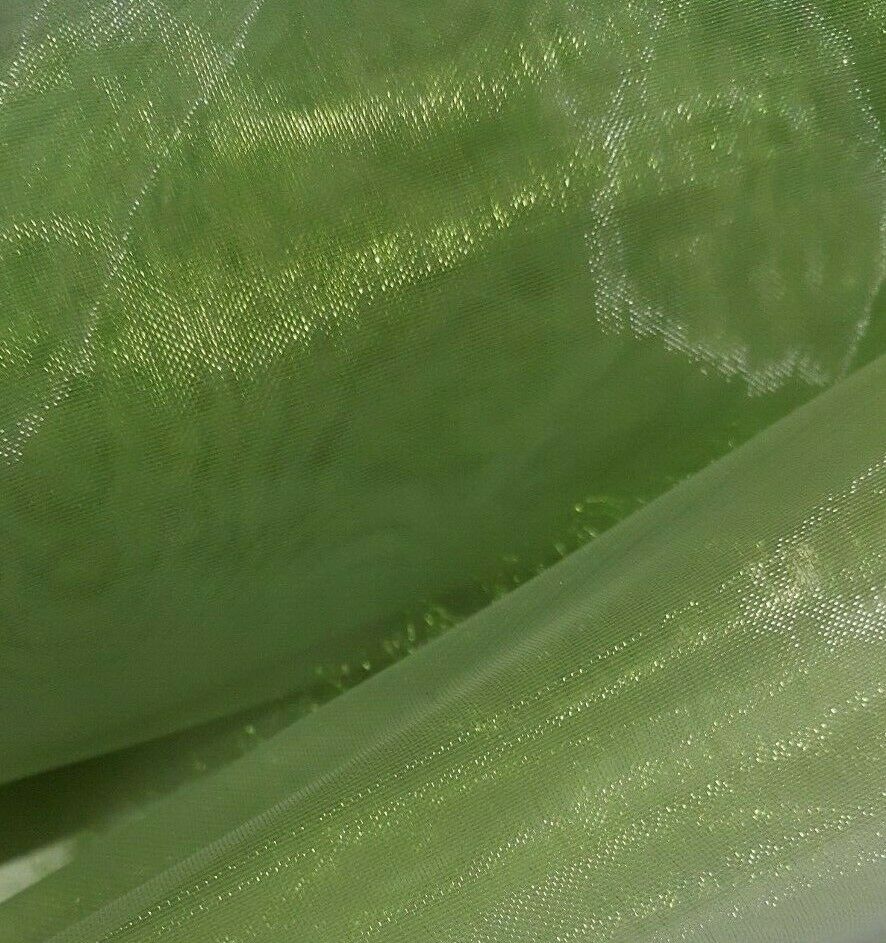 8 COLOURS PLAIN ORGANZA FABRIC - SOLD BY THE METER