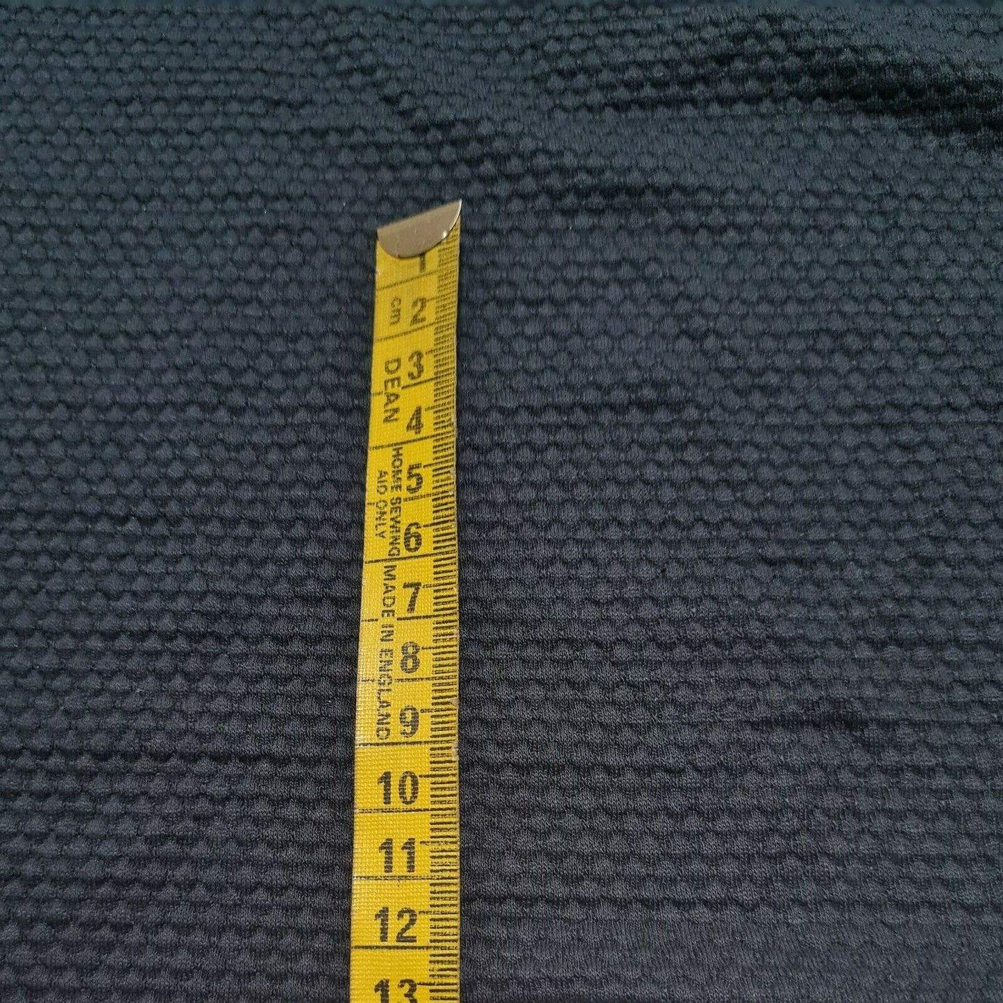 Viscose Jersey Fabric Honeycomb Figured Stretch Navy 59" Wide By The Metre A1-191