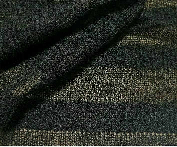 SWEATER KNIT FABRIC BLACK AND ROSE PINK COLOURS - SOLD BY THE METRE