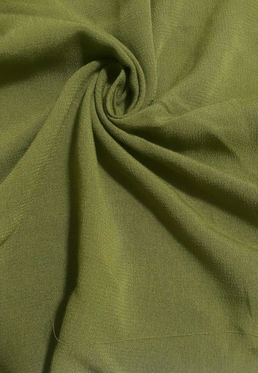 GREEN,BLUE AND ROSE PINK PLAIN THIN 100% VISCOSE FABRIC - SOLD BY THE METRE