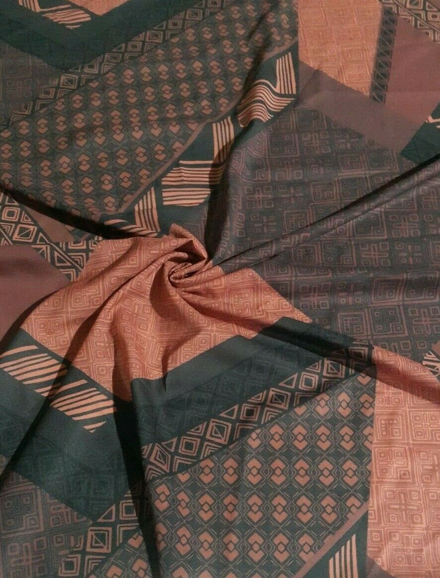 PRINTED CREPE FABRIC - SOLD BY THE METRE