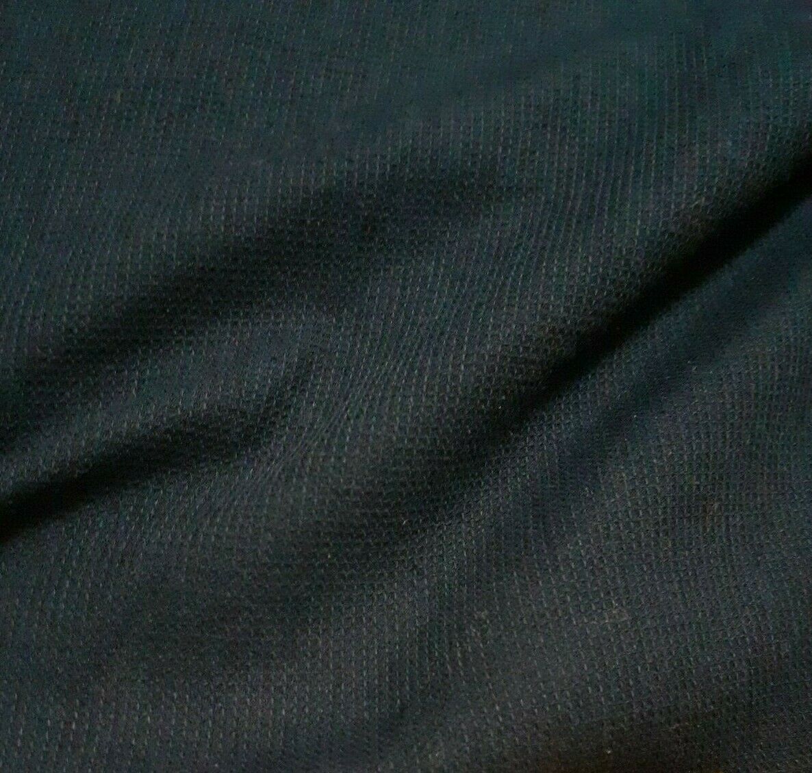 COTTON FABRIC GREEN AND NAVY COLOURS SMALL FIGURED - SOLD BY METRE B3/202