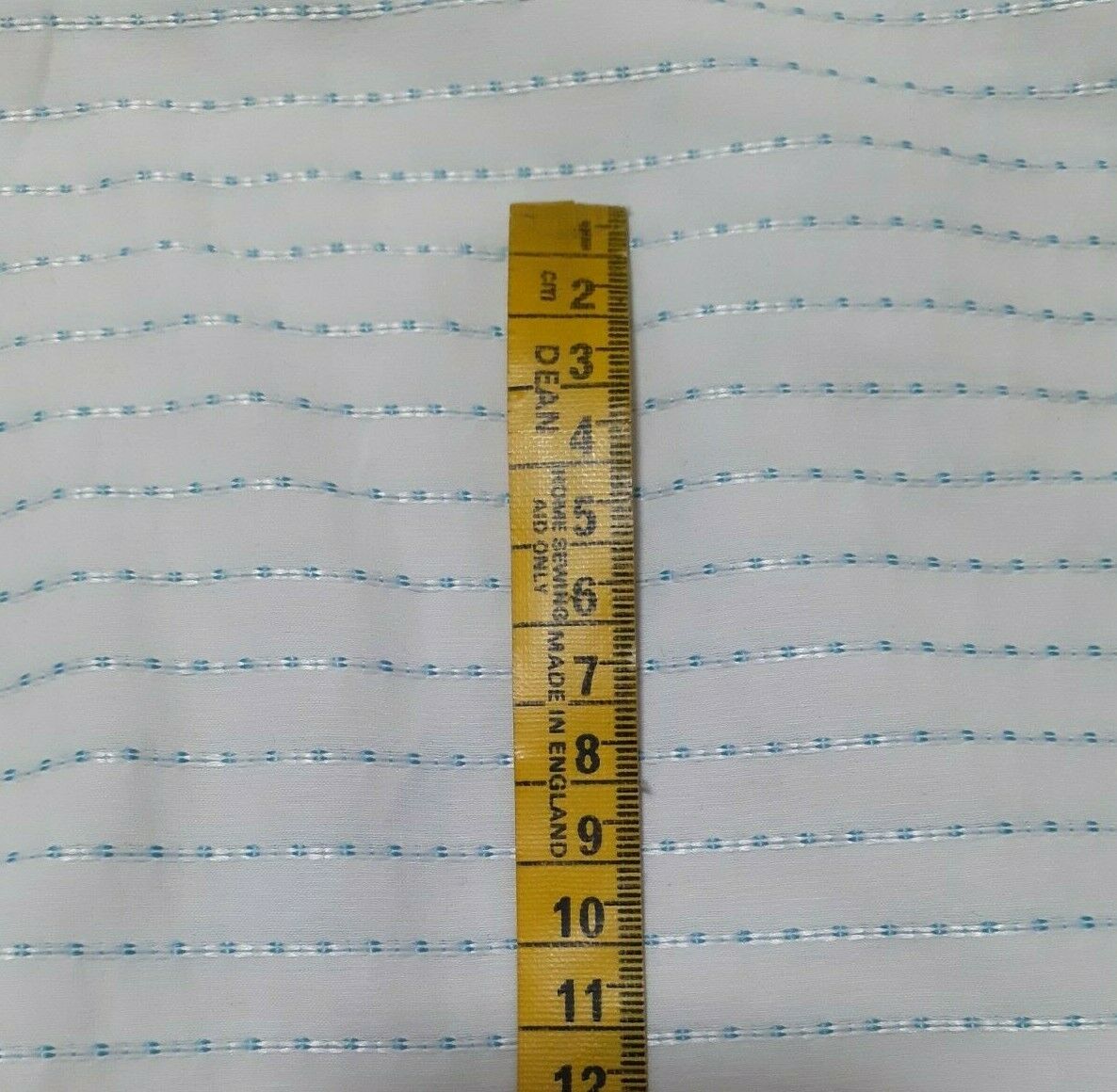 STRETCH SHIRT FABRIC AND WHITE STRIPED - SOLD BY THE METRE