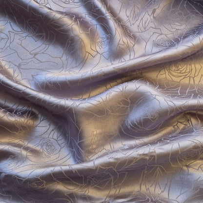 Pure Silk Jacquard Satin  Fabric 51" Wide Sold By Metre