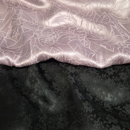 Pure Silk Jacquard Satin  Fabric 51" Wide Sold By Metre