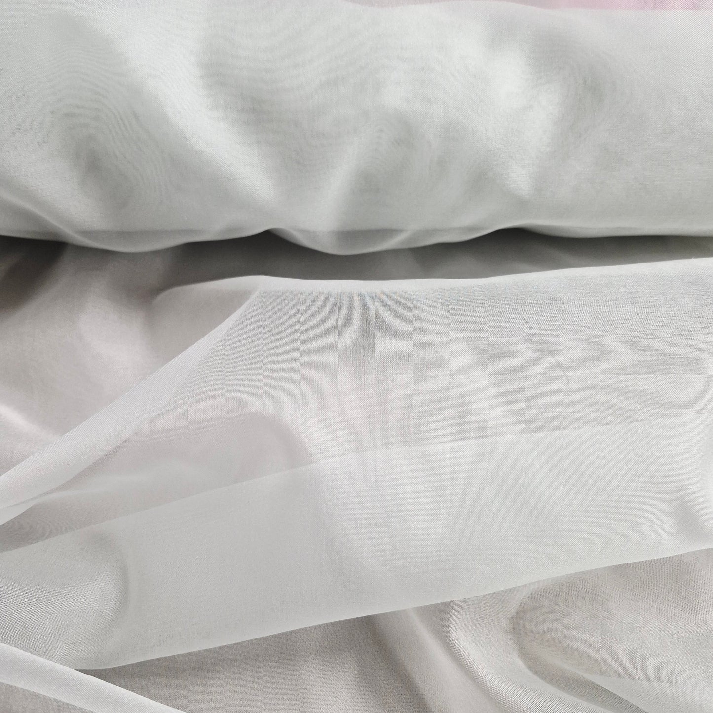 Pure Silk Organza Fabric 51" Wide Sold By Metre