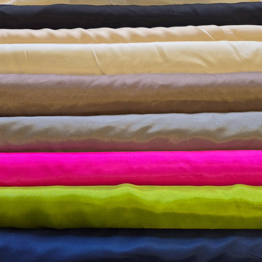 Pure Silk Lining Fabric 51" Wide Sold By Metre