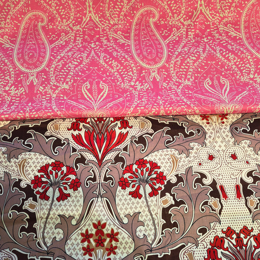 Printed Cotton Poplin Fabric 55" Wide (By the metre)