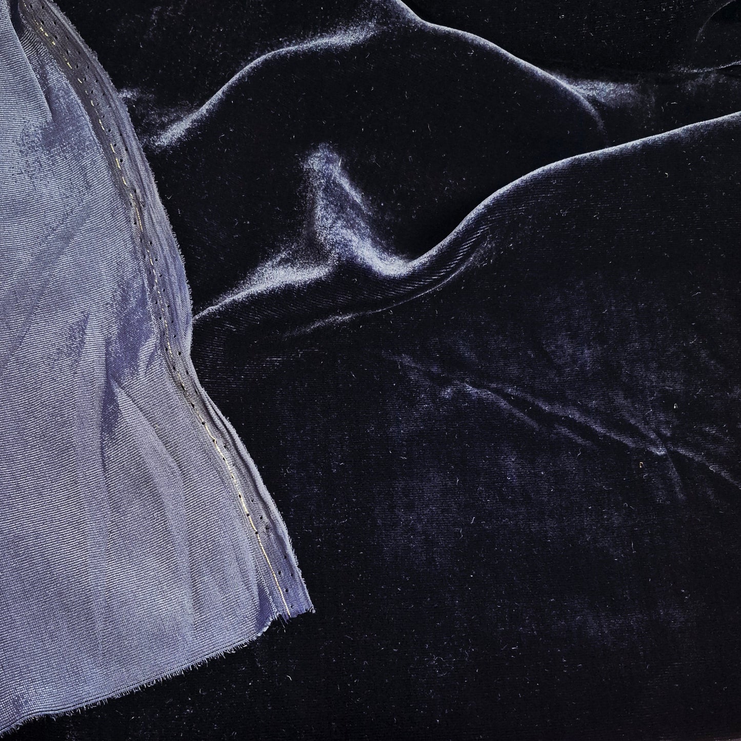 Silk Viscose Velvet Fabric 51" Wide Sold By Metre