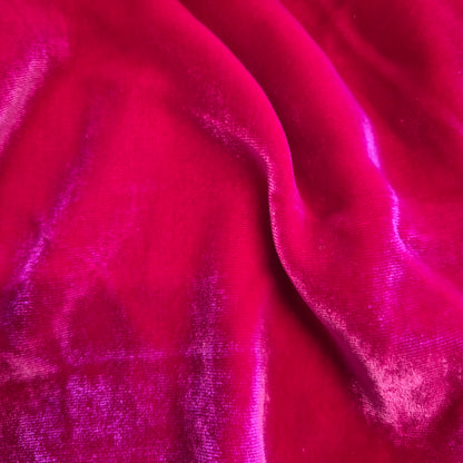 Silk Viscose Velvet Fabric 51" Wide Sold By Metre