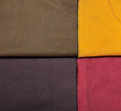 Cotton Gabardine Fabric Double side 2 Way Stretch 55" Wide 320 gsm