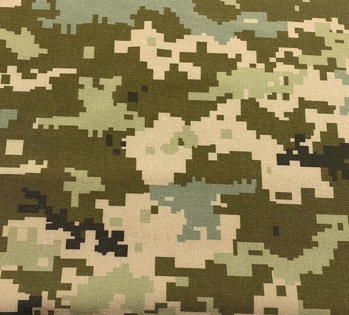 Waterproof Camouflage Fabric 8-Bit Printed 51" Wide